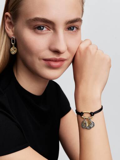 Brazalete de cordon de eslabones que se puede abrir