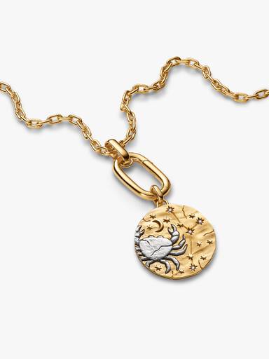 Charm medallón grande signo del zodiaco Cáncer