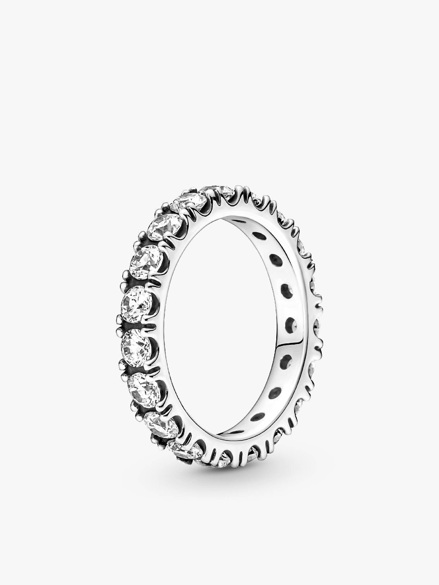 Anillo En Plata De Ley Eternity Brillante 48
