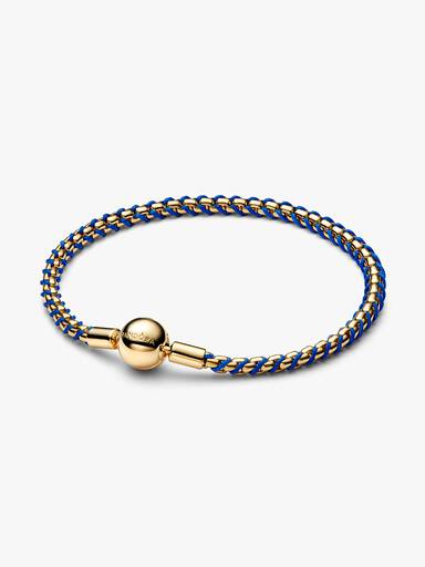 Brazalete de Cadena de Cordón Azul