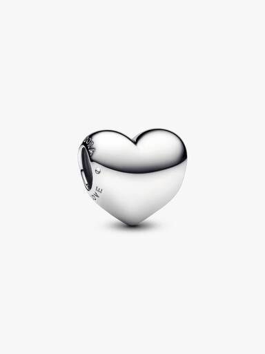 Charm Grabable Corazón Be Love Plateado