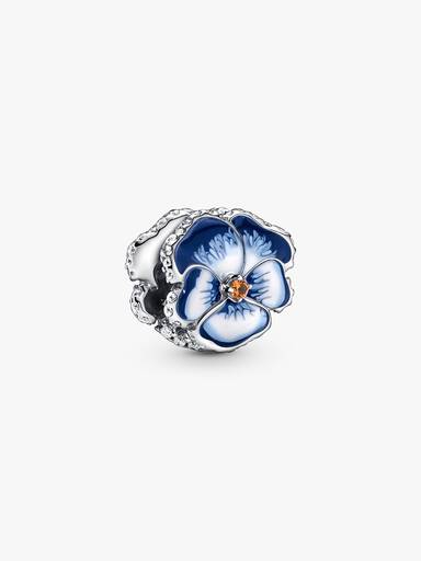 Charm Pensamiento Azul Talla única