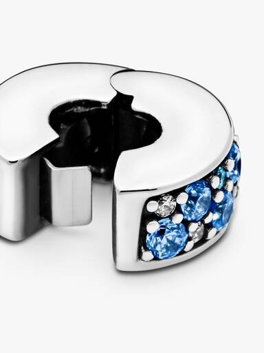 Charm Sujetador de pavé azul