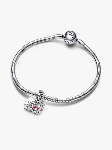 Charm Colgante Doble Winnie the Pooh y Piglet de Disney