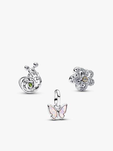 Trío de Charms Amigos del Jardín