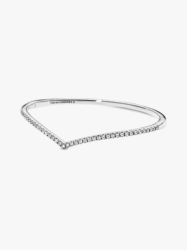 Brazalete rígido Hueso de los deseos deslumbrante